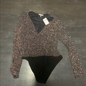 Glitter bodysuit NWT